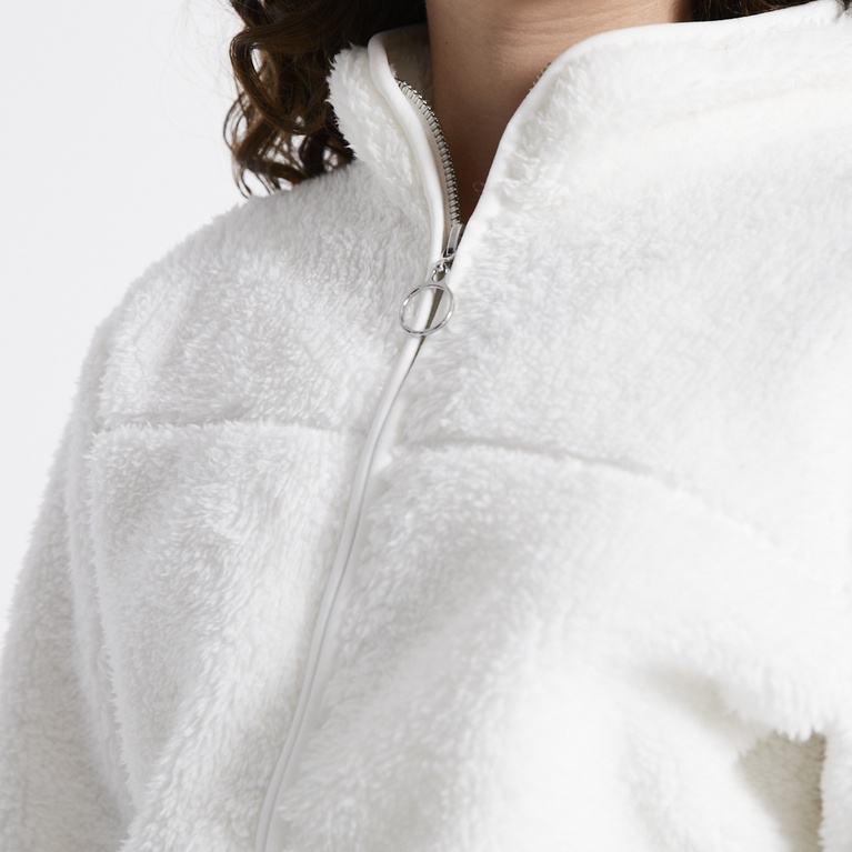 Teddy jacket "Cosy star" White 4